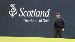Jimmy Walker practicing for the Scottish Open